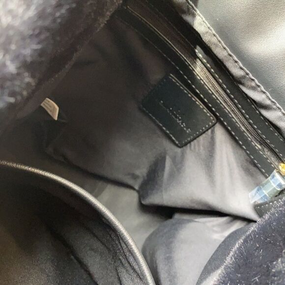 NWOT Neiman Marcus Megan FauxFur Backpack - Picture 4 of 5